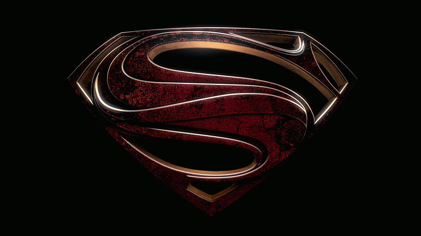Superman Logo Man Of Steel Wallpaper HD