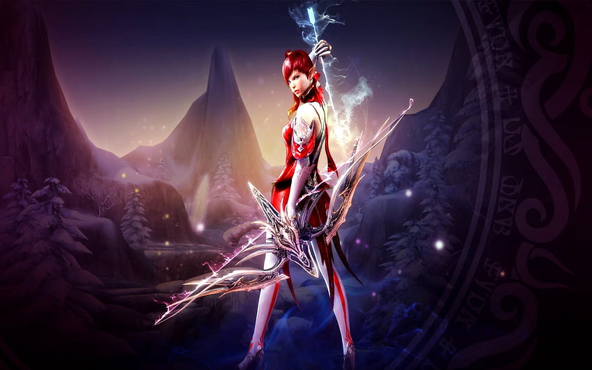 Aion and Background, Aion Online HD wallpaper