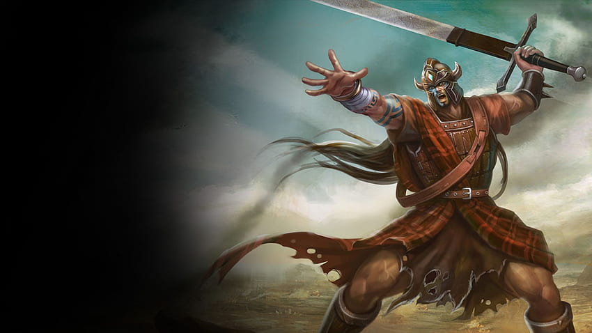 Highland Tryndamere Chinese, Chinese Demon HD wallpaper