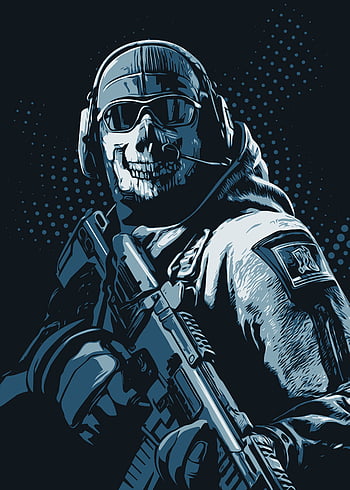 Ghost COD Warzone, call of duty ghosts characters HD phone wallpaper ...
