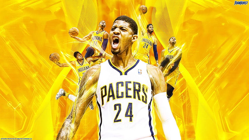 Indiana Pacers Paul George HD wallpaper