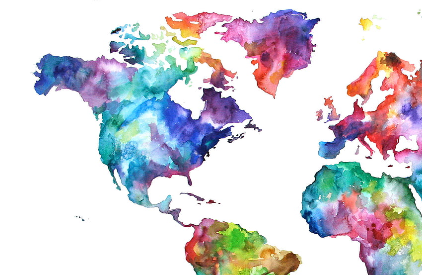 à l'aquarelle carte impression carte du monde peinture à l'aquarelle sur Etsy [] pour votre , mobile et tablette. Explorez votre monde Etsy. Magasin à Atlanta Fond d'écran HD