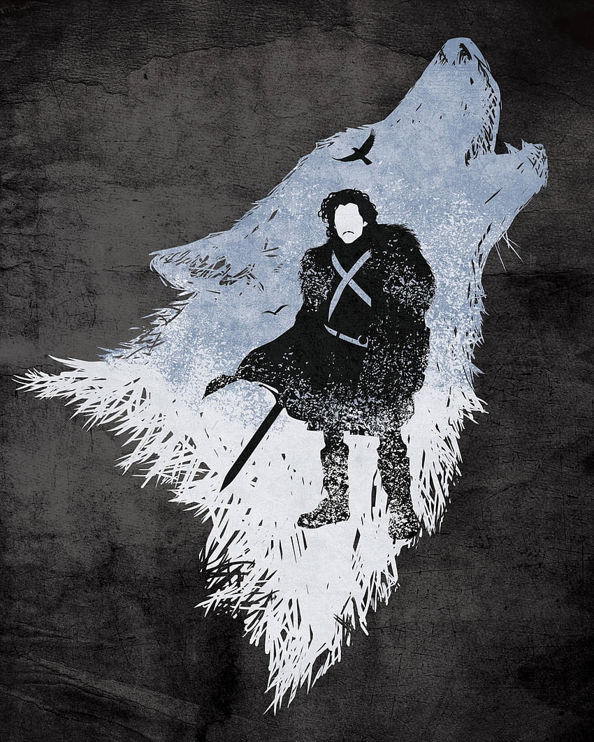 GOT, Jon Snow, tv show, artwork HD phone wallpaper