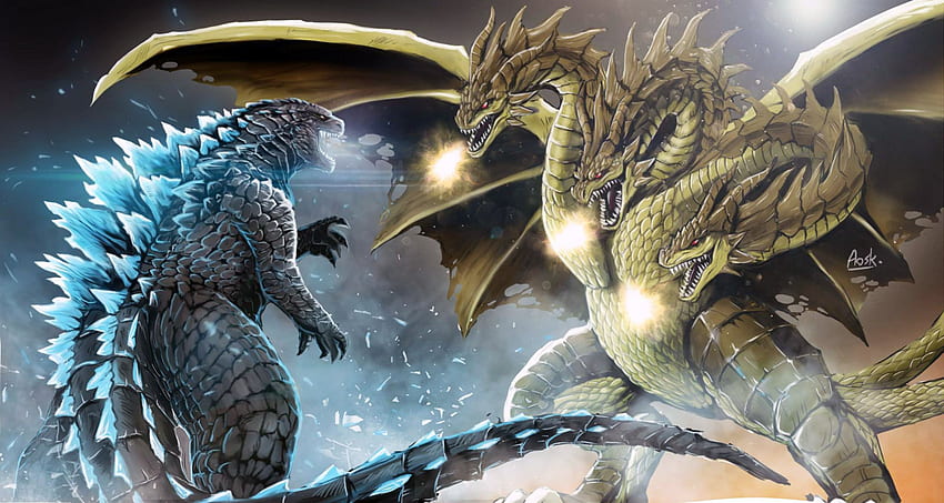 King Ghidorah Wallpaper  Download to your mobile from PHONEKY