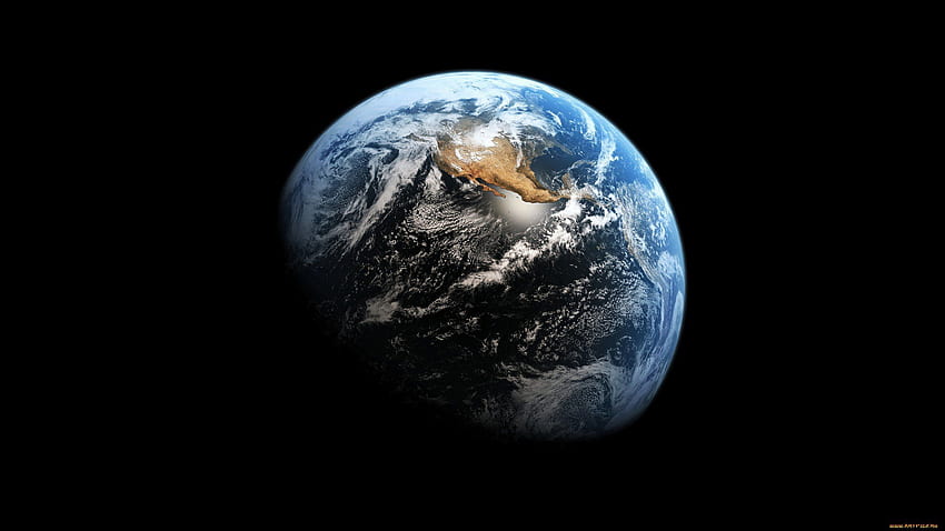 planet, Bumi, Siang, Malam, Luar Angkasa /, Bumi Di Malam Hari Wallpaper HD