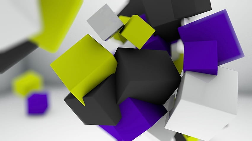 Shine, Light, Bright, 3D, Cubes, Cube, Multitude, Lots Of, Coloration HD wallpaper