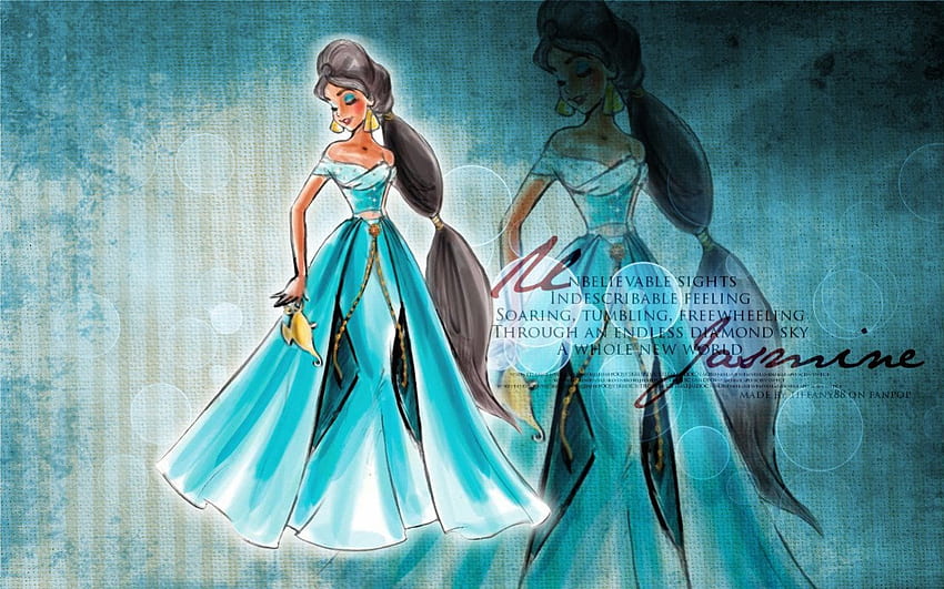 Terquoise,Disney,Princess,Jasmine, disney, terquoise, princess, jasmine HD wallpaper