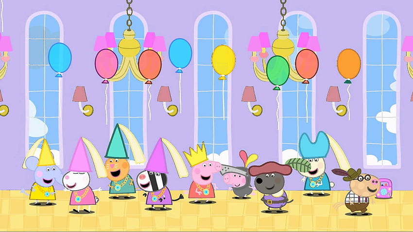 Peppa Pig . . Peppa pig, Cumpleaños de Peppa Pig fondo de pantalla