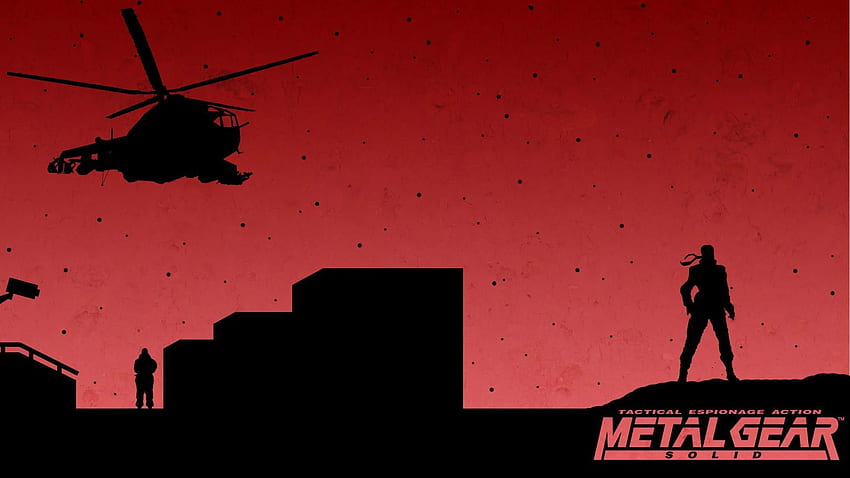Solides Metallgetriebe. Metal Gear, Metal Gear Solid, Metal Gear Rising, Minimalistisches Metal Gear HD-Hintergrundbild