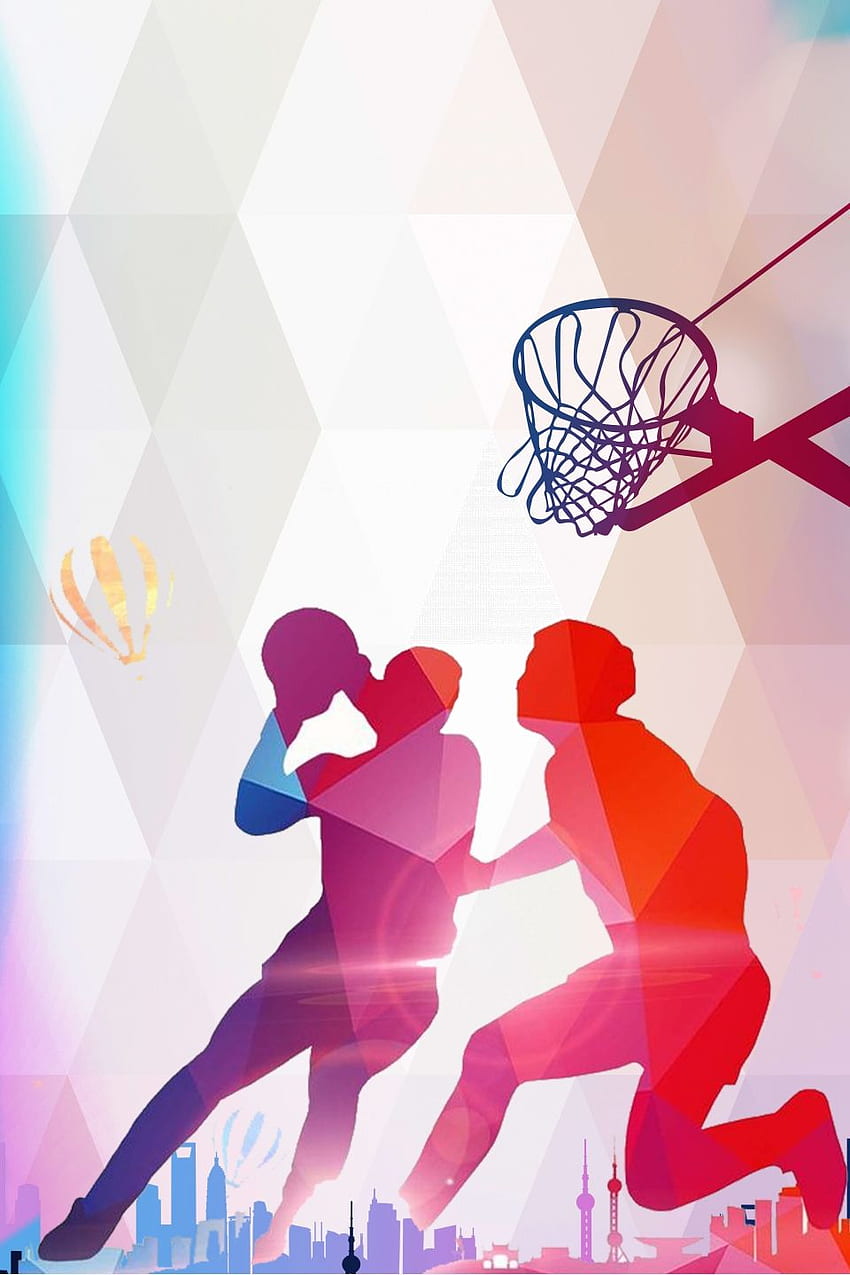 Jugar de baloncesto, vectores y archivos PSD para, Flaming Basketball fondo de pantalla del teléfono