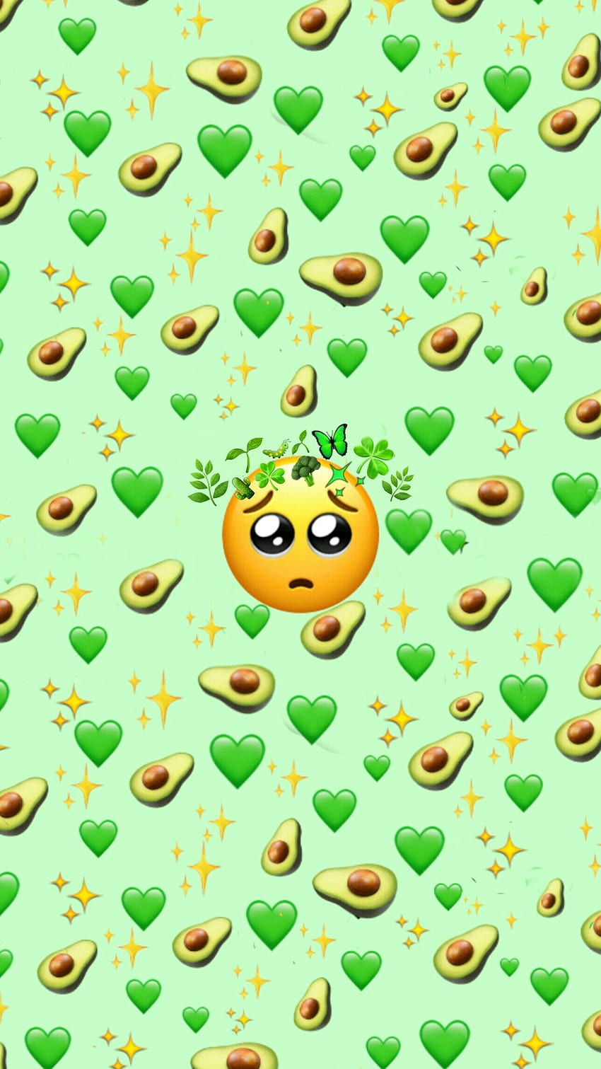 Green Emoji background. Emoji iphone, Emoji , Emoji background, Cute  Aesthetic Emoji HD phone wallpaper | Pxfuel