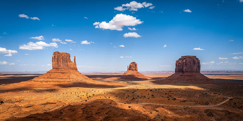 Monument Valley, Wüste, Denkmal, Arizona, Tal HD-Hintergrundbild