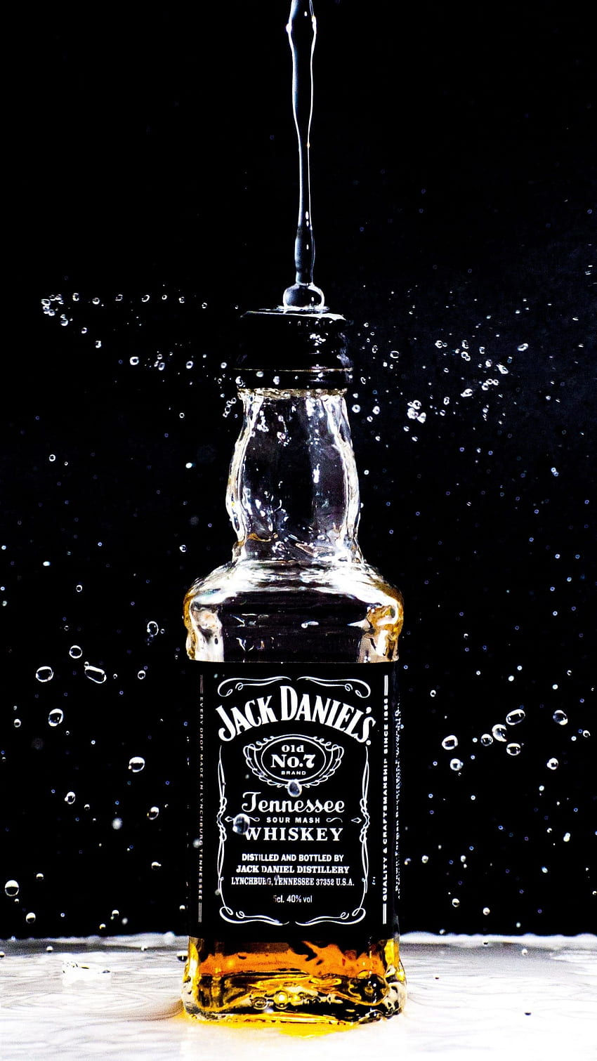 Jack Daniel's, Garrafa, Bebidas, Álcool, , , Fundo, 810e12 Papel de parede de celular HD