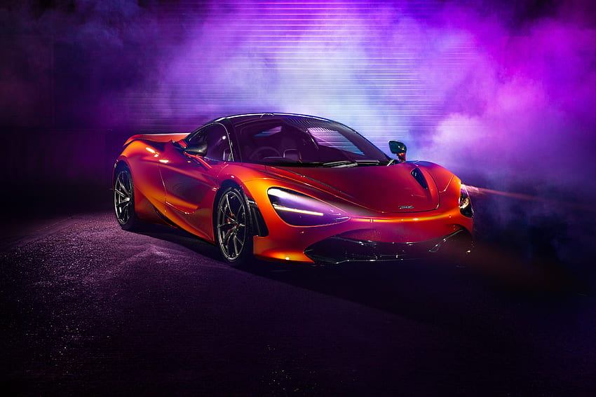 McLaren, samochód sportowy, dym Tapeta HD