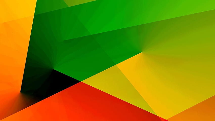 Abstract, , , Art, , Triangles, Green, African Abstract Art HD wallpaper