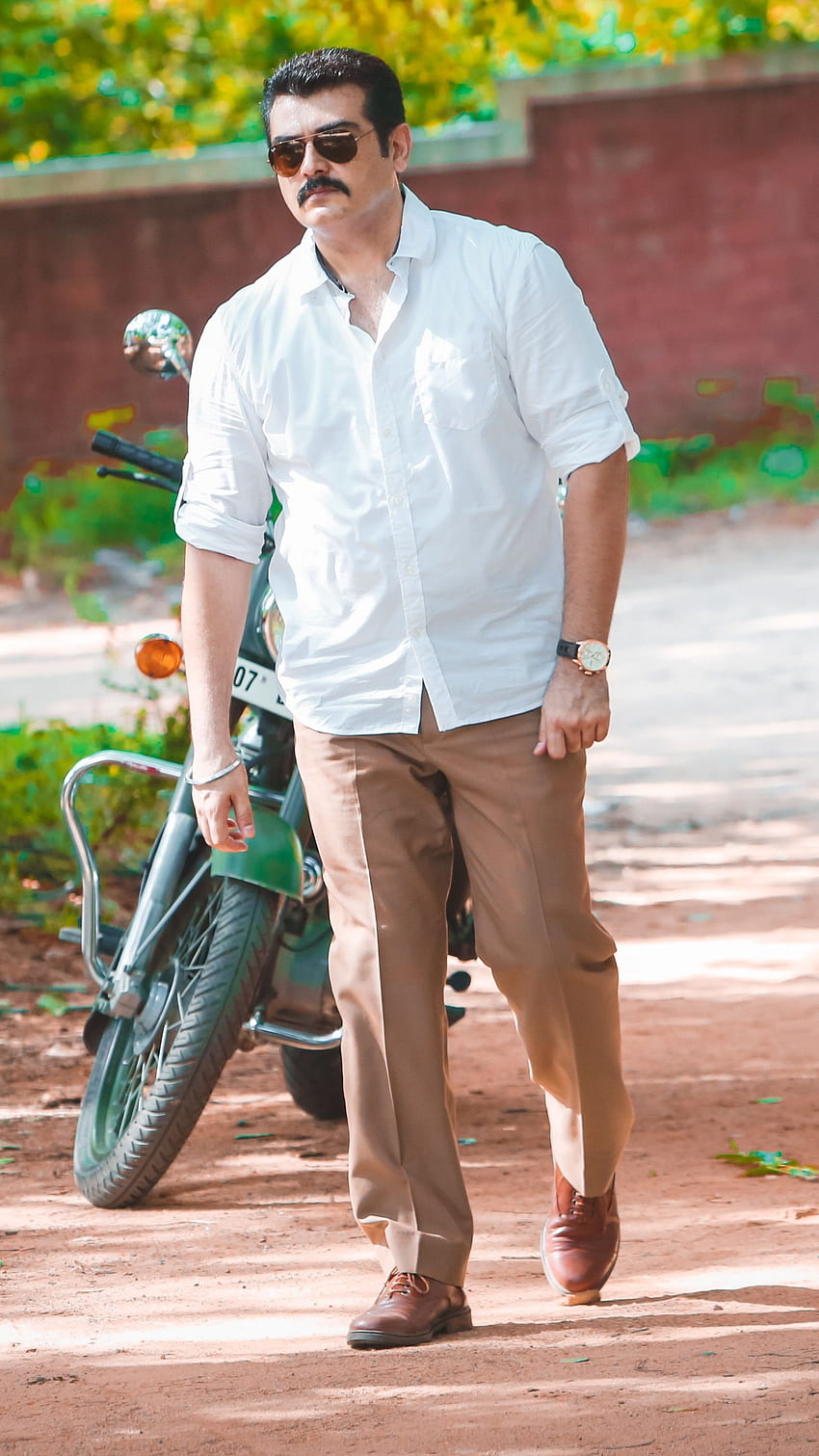 Ajith Kumar, thala, acteur tamoul, flic, police Fond d'écran de téléphone HD