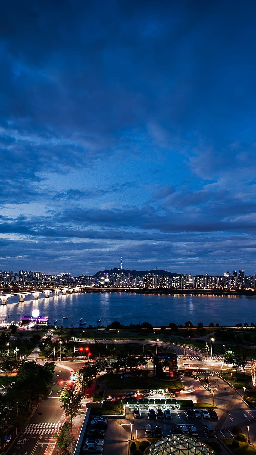 Vorschau Seoul Hintergrund, Sydney Malson -, Skyline von Seoul HD-Handy-Hintergrundbild