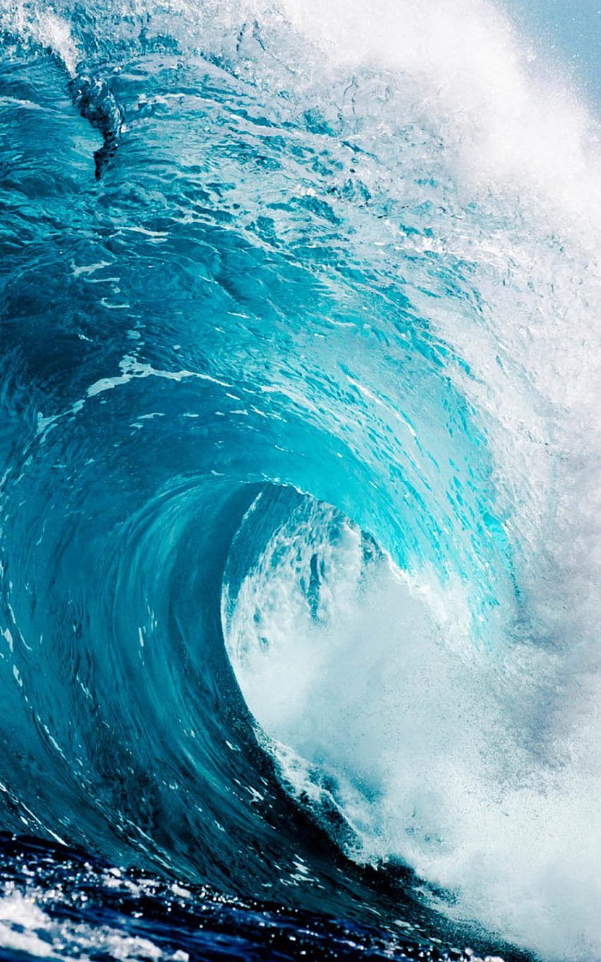 Mighty Ocean Wave Mobile - Океански фон за телефон - , Спокойни океански вълни HD тапет за телефон