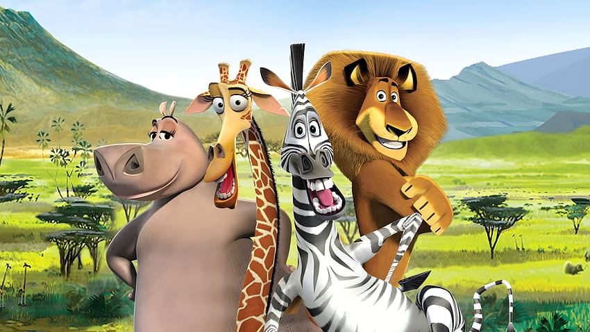 Madagaskar-2, Madagaskar, lustig, 2, Film HD-Hintergrundbild