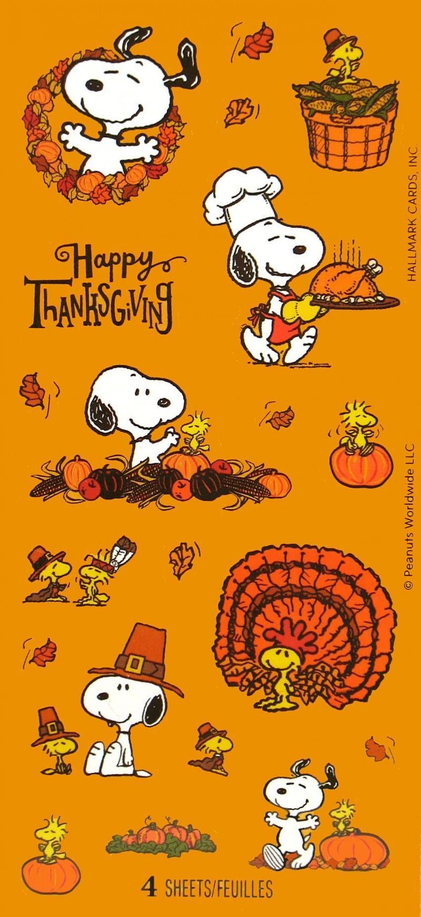 Snoopy Thanksgiving - พื้นหลังวันขอบคุณพระเจ้า Snoopy บนค้างคาว Snoopy Peanuts วอลล์เปเปอร์โทรศัพท์ HD