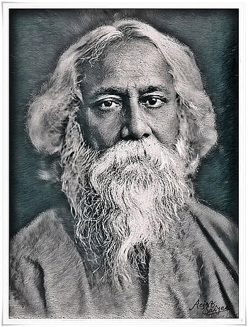 Rabindranath Tagore by ShinchiArtGallery on DeviantArt