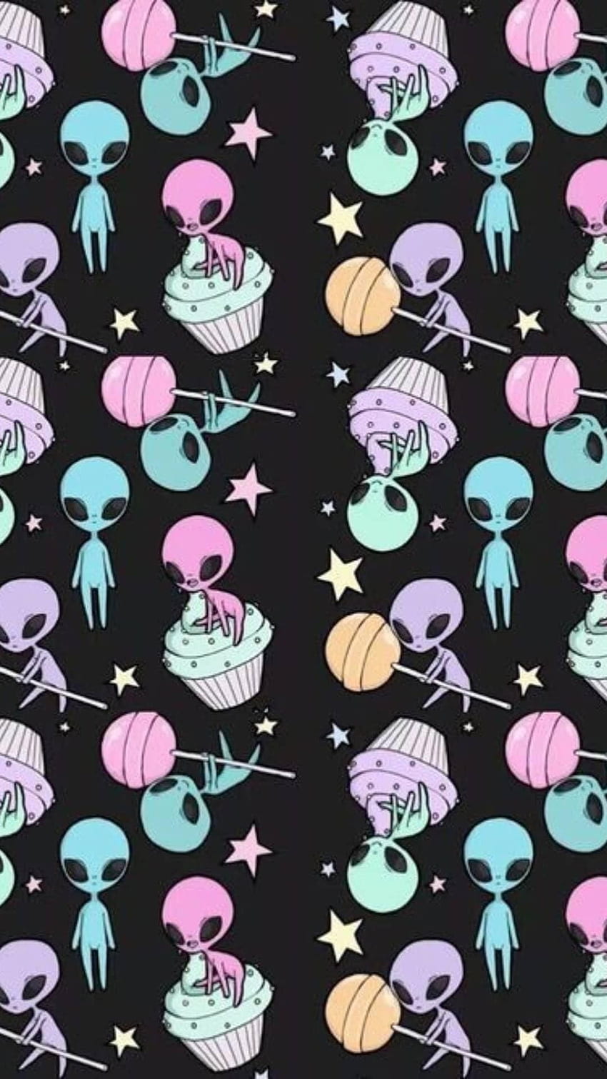 SBM Alien. Witchy , Trippy , Galaxy, Cute UFO HD phone wallpaper