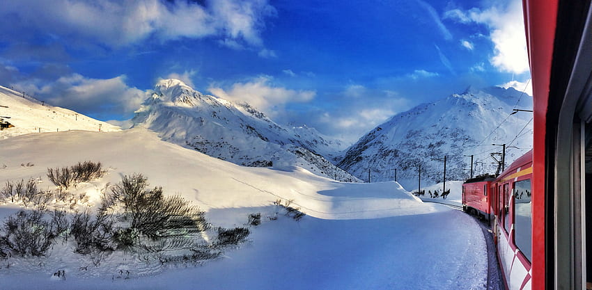 Glacier Express 5-Sterne-Skizug-Abenteuer Epic Europe HD-Hintergrundbild