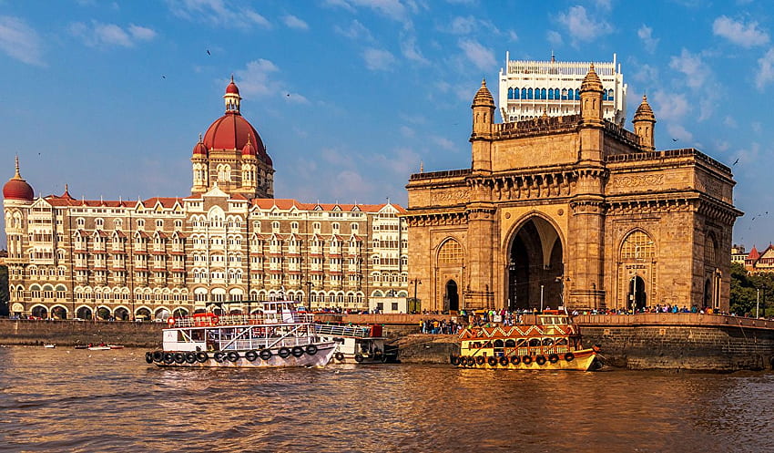 India Mumbai Bay Marinas speedboat Cities, Mumbai City HD wallpaper