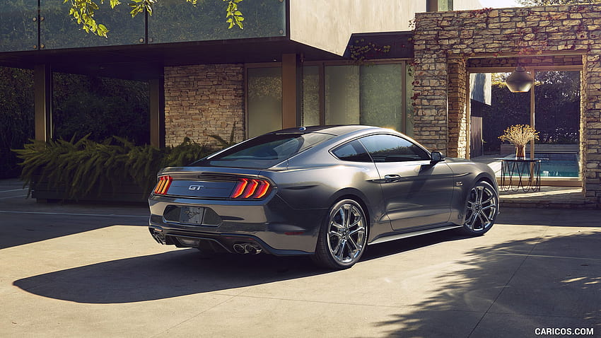 Ford Mustang V8 GT with Performance Package (Color: Magnetic)., 2019 Ford Mustang GT HD wallpaper