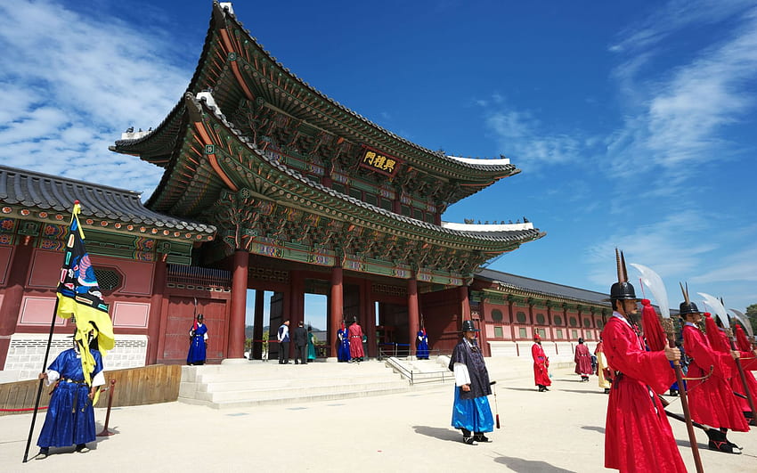Gyeongbokgung Palace Seoul South Korea - Pics HD wallpaper