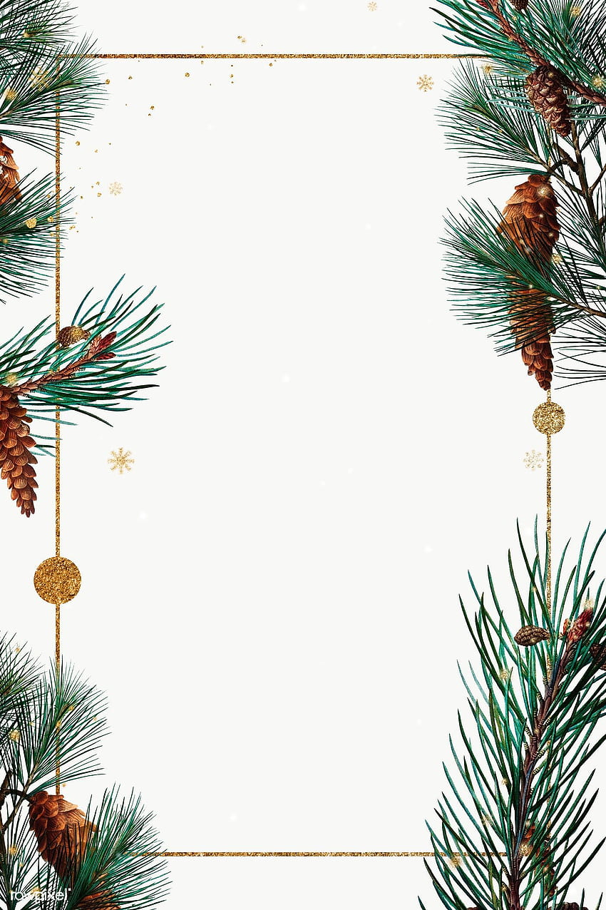 premium png de rectángulo dorado diseño de marco navideño 1228811. Marcos de navidad, Marcos de navidad y Diseño de menú de navidad fondo de pantalla del teléfono