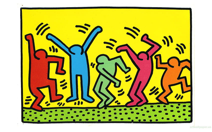 Arte pop de Keith Haring, 1680×1050 fondo de pantalla