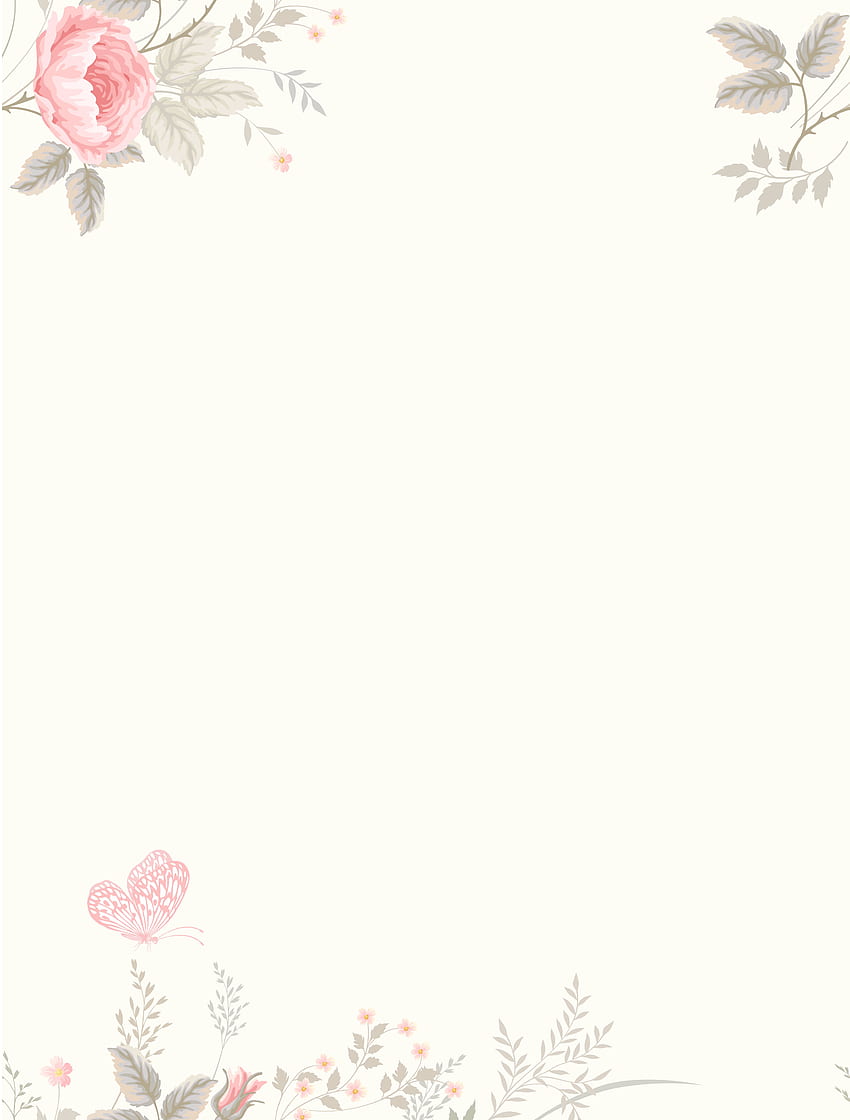 Vector Watercolor Flowers Fresh Literary Background. Flower HD phone wallpaper