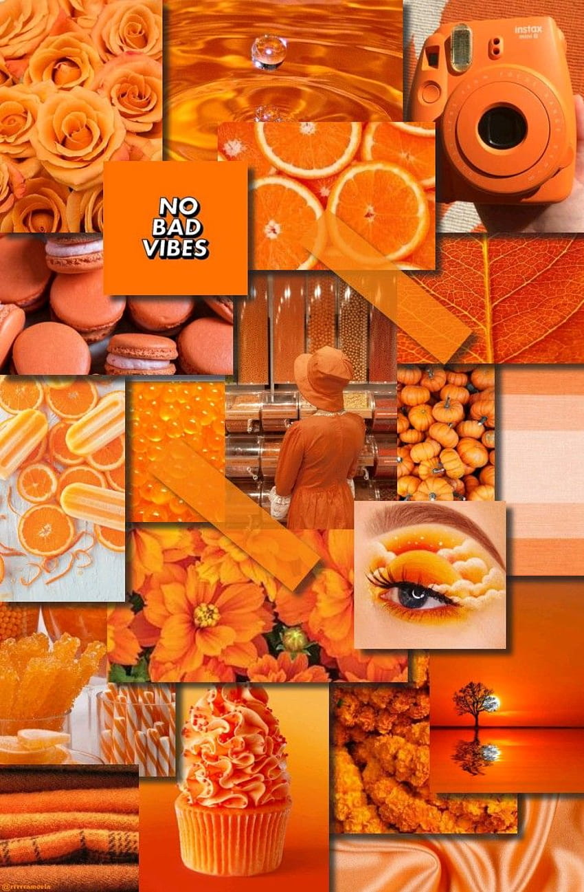 Cute B Orange 1. Orange , iPhone vintage, Girl iphone, Orange Retro Aesthetic HD電話の壁紙