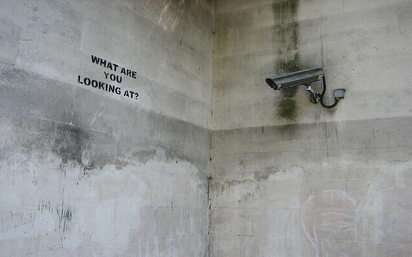 Banksy, keamanan, pengawasan Wallpaper HD