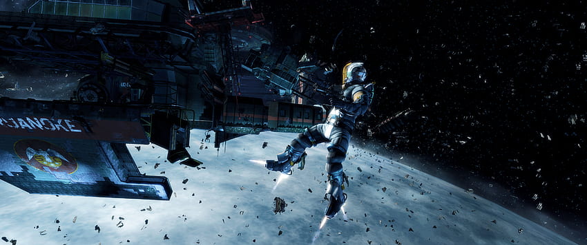 Dead Space 3 funktioniert perfekt in Ultrawide: Ultrawidemasterrace, Ultra Wide 3440X1440 Space HD-Hintergrundbild