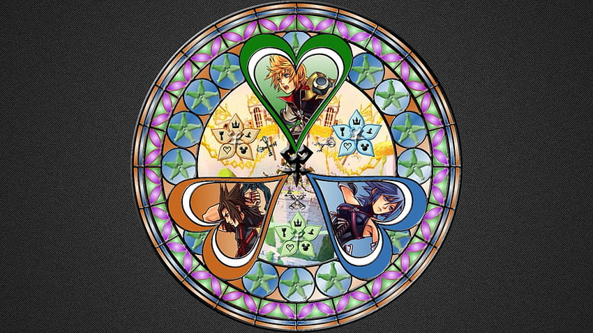 stained glass, Kingdom Hearts / and Mobile Background, Kingdom Hearts Scenery HD wallpaper