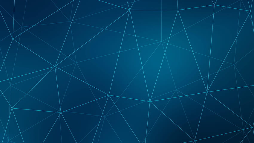 Polygons Network Blue WQ 1440P HD wallpaper