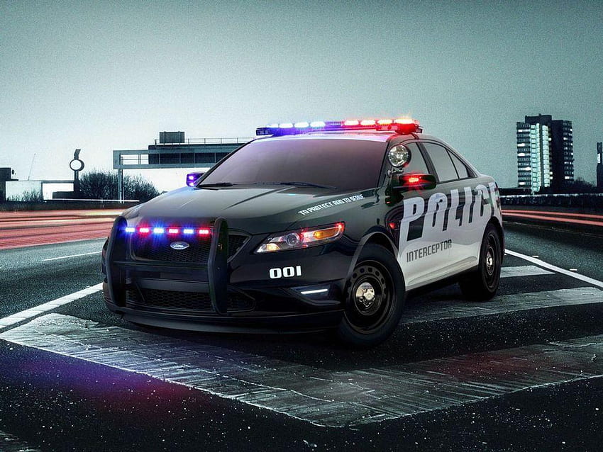 Polizia Stradale . Auto della polizia Sfondo HD