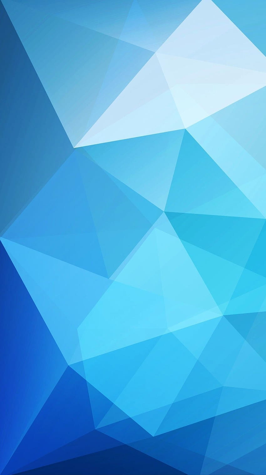 Beste blaue geometrische Kombination, hellblaue geometrische HD-Handy-Hintergrundbild
