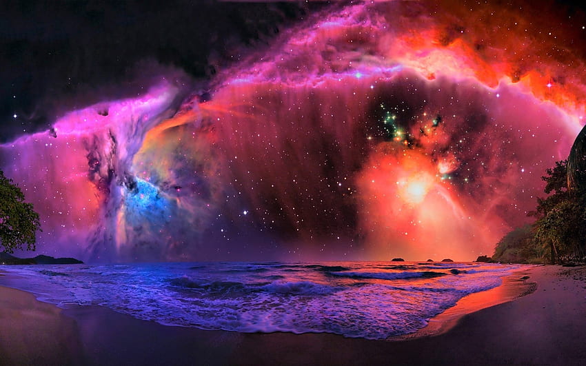 scenery pixel twitter high tides galaxies galaxy large. HD wallpaper