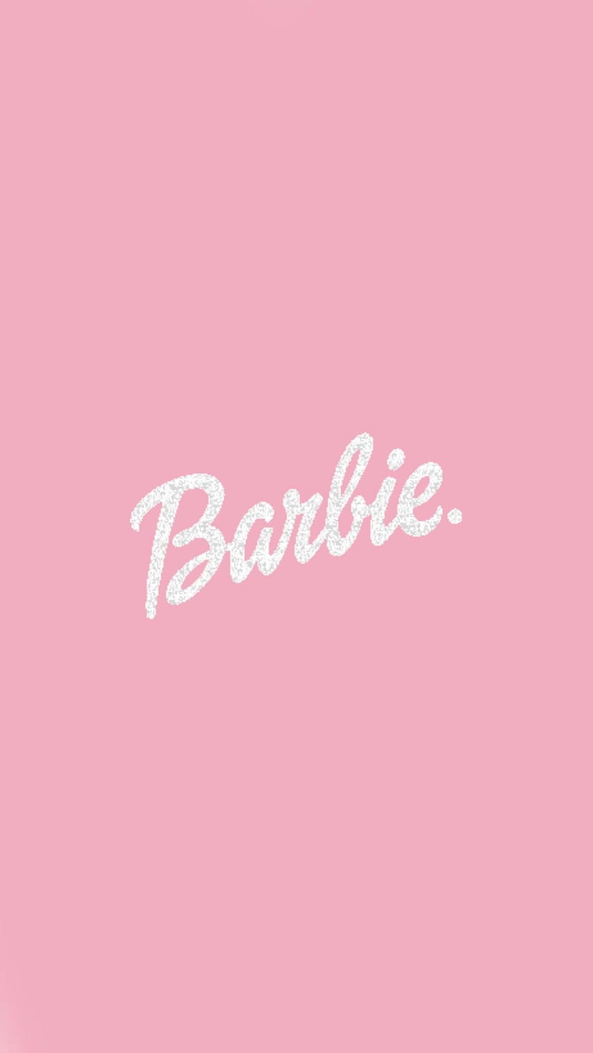 Barbie glitterata. Iphone rosa, glitter rosa, collage da parete Sfondo del telefono HD