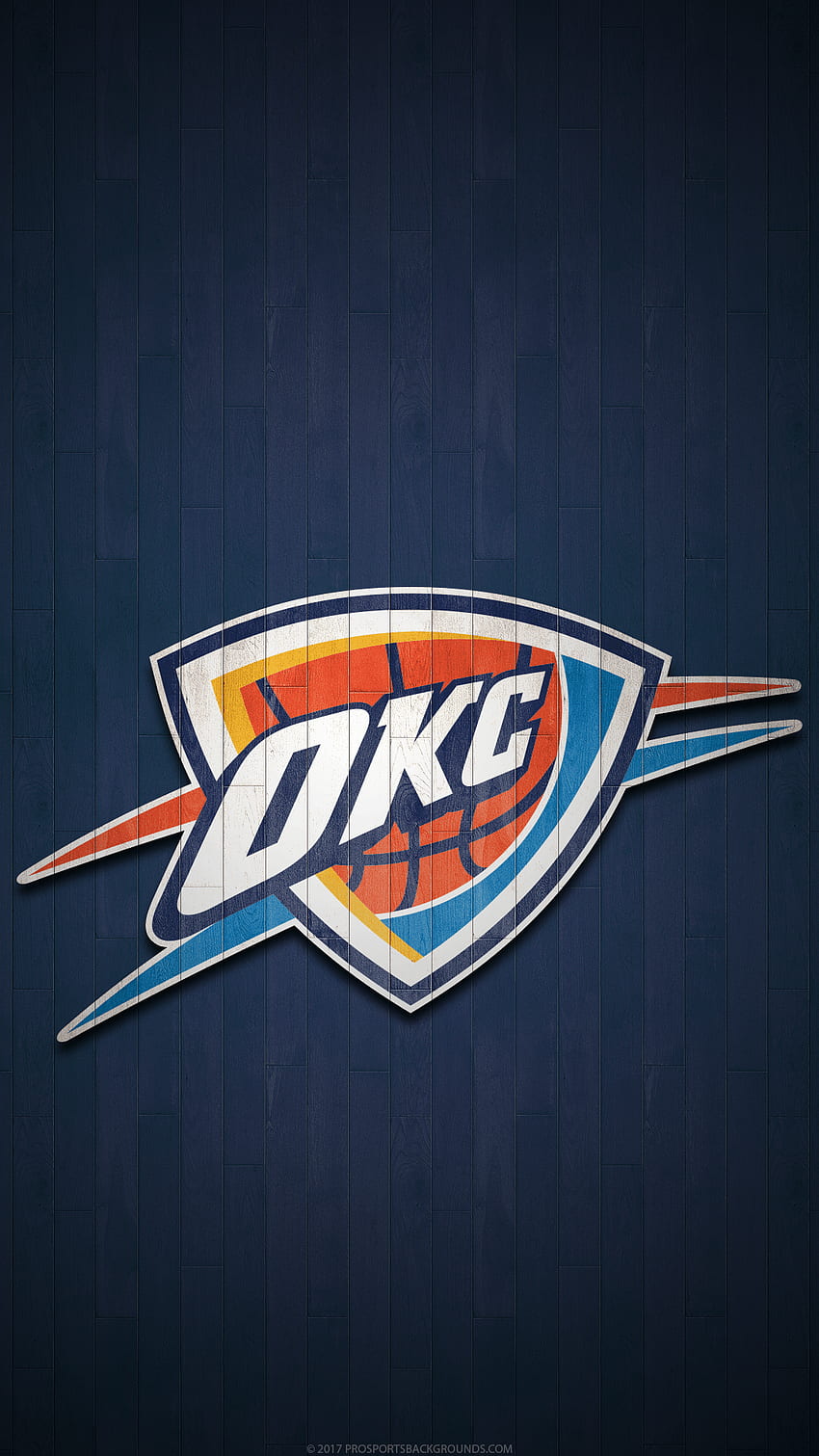 Oklahoma City Thunder - PC. iPhone. Android Fond d'écran de téléphone HD