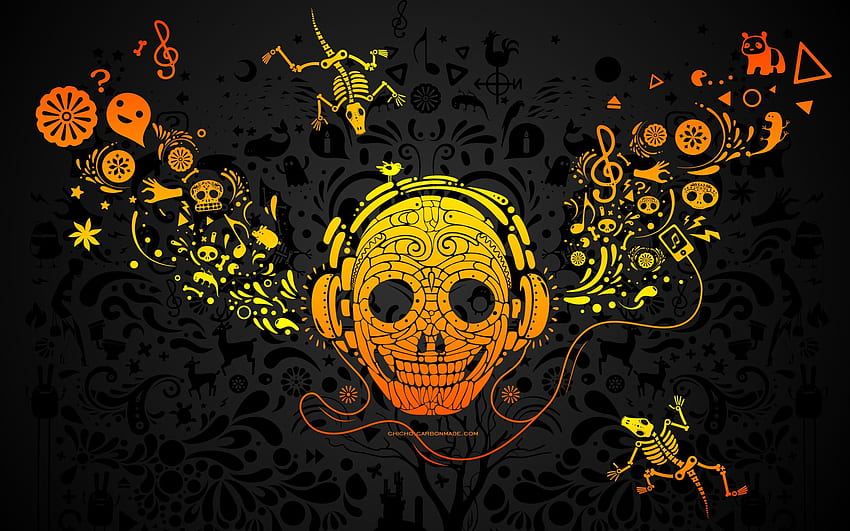 Skull on rock HD wallpapers | Pxfuel