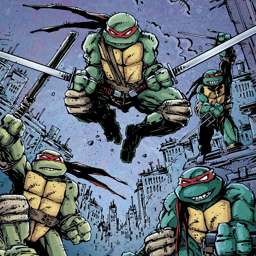 TMNT iOS are comin' out of their shells! – Laser Time, Teenage Mutant Ninja Turtles Comic Book HD phone wallpaper