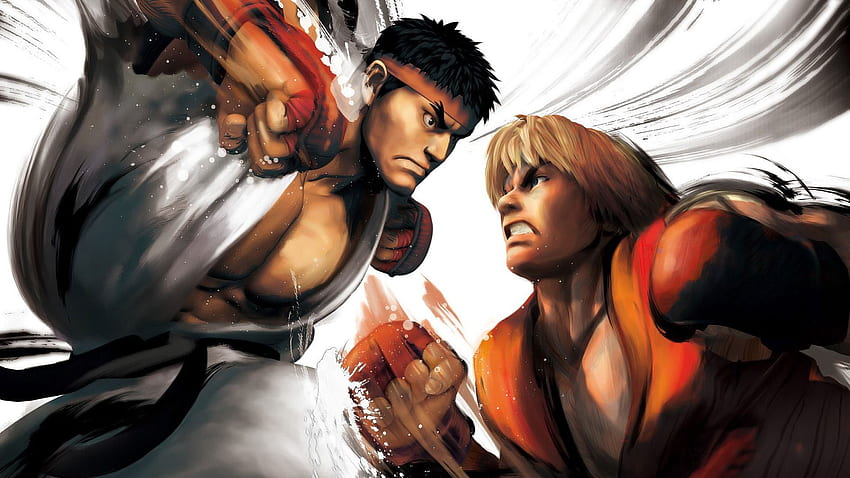 พรีวิวเกม Ryu Vs Ken Street Fighter 5, Ryu Street Fighter 2 วอลล์เปเปอร์ HD