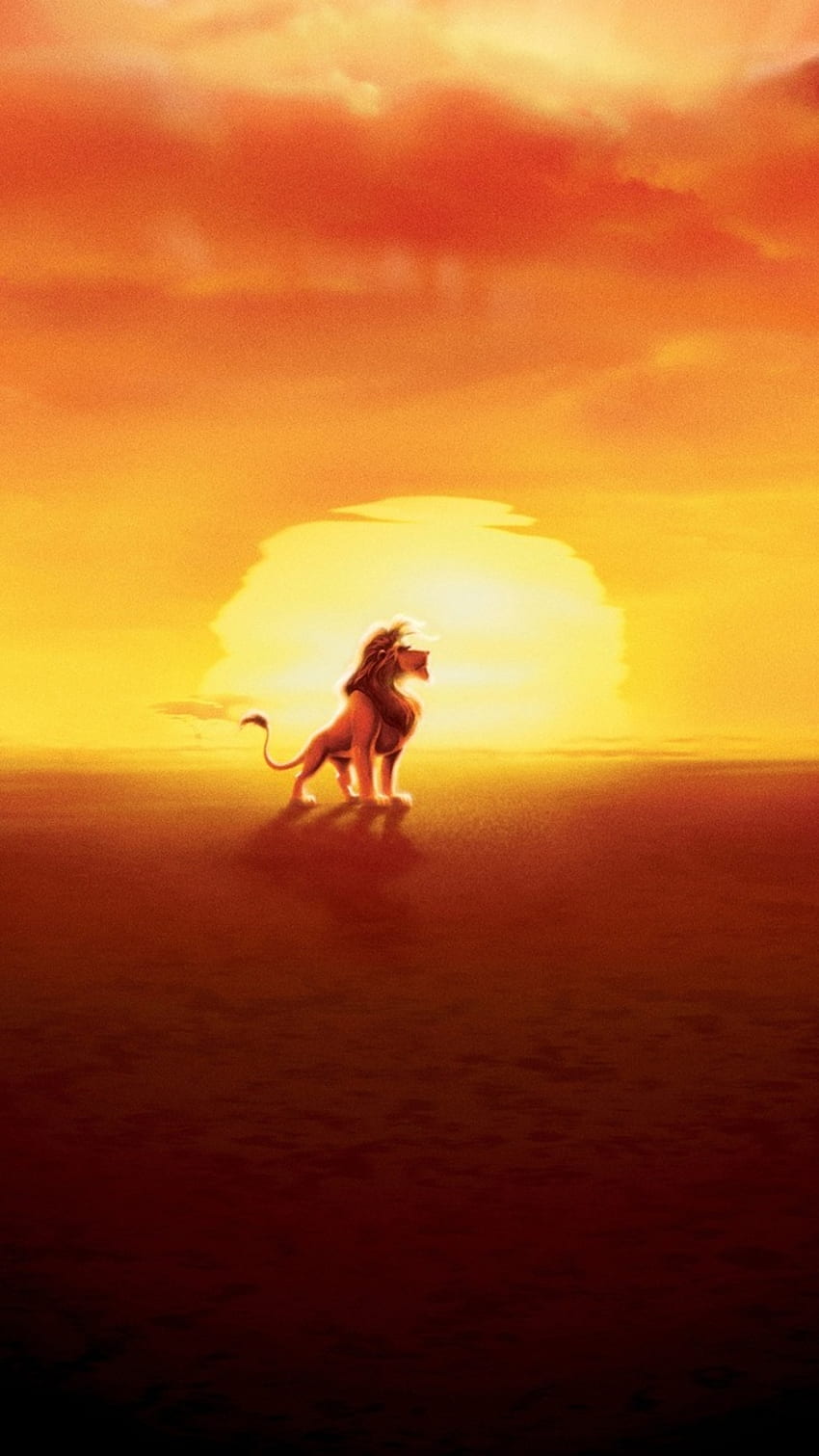 Raja Singa, Latar Belakang Matahari Terbenam, matahari terbenam, latar belakang wallpaper ponsel HD
