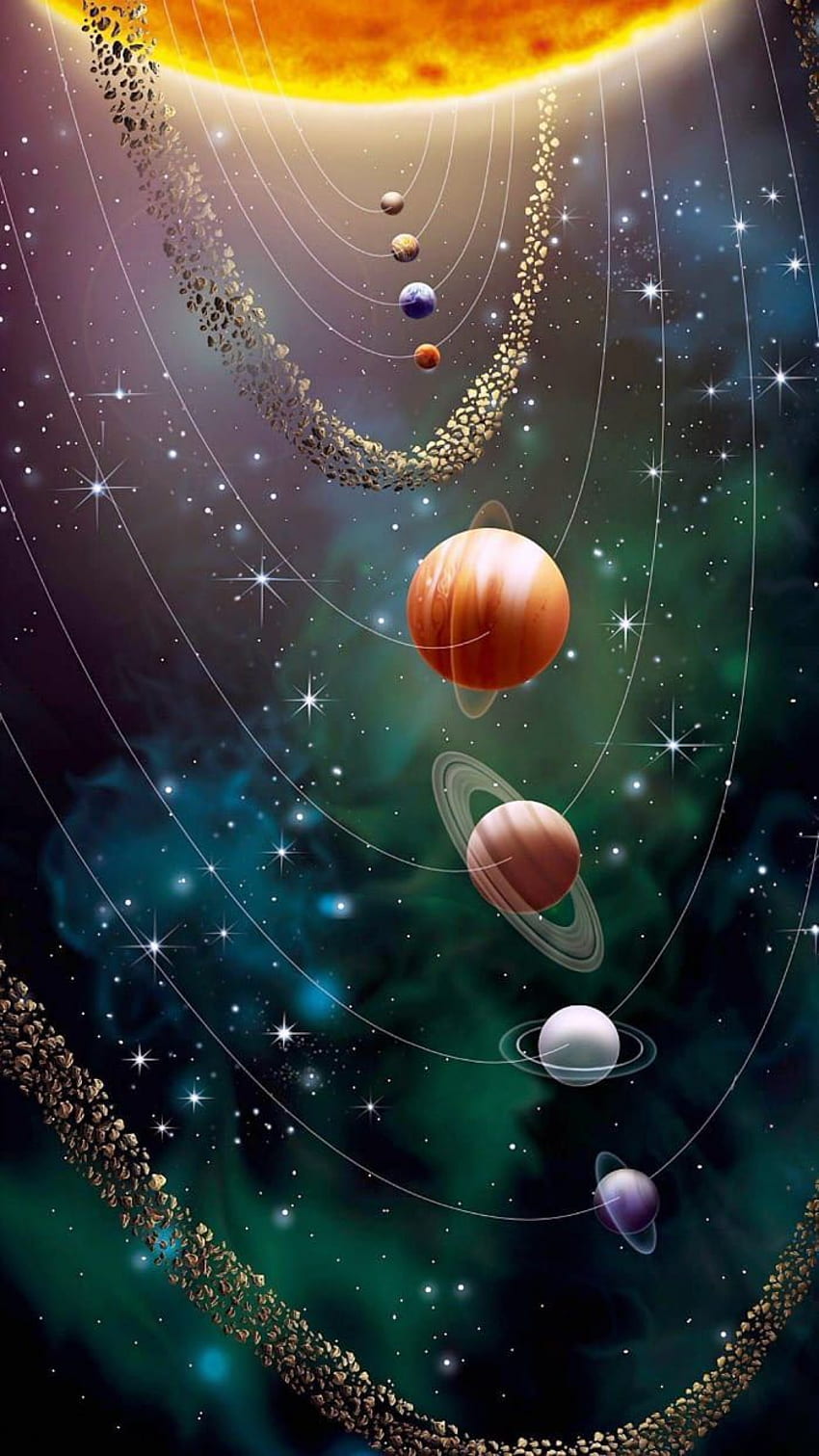 Galaxia Pura. espacio, galaxia, planetas, planetas frescos del sistema solar fondo de pantalla del teléfono