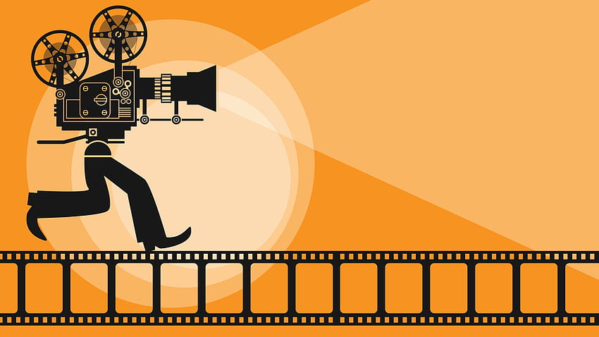 Identyfikator danych produkcji filmowej — produkcja filmowa — i tło Tapeta HD