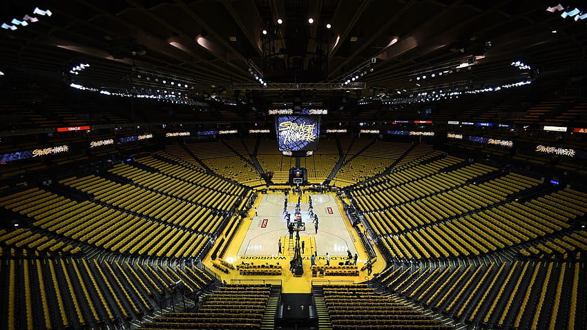 Финалите на НБА: Oracle Arena е готова за последна глава, тъй като Golden State Warriors играят последния си мач в историческия дом. Новини от НБА HD тапет